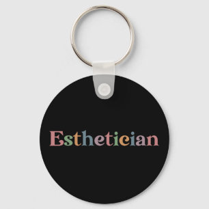 Licensed Aesthetician Cosmetologist Beautician Key Ring