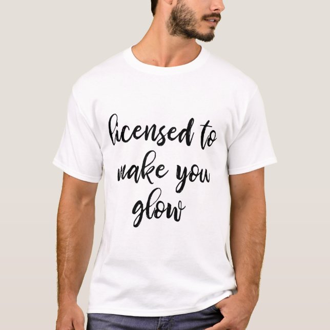 Licensed Aesthetician T-Shirt (Front)