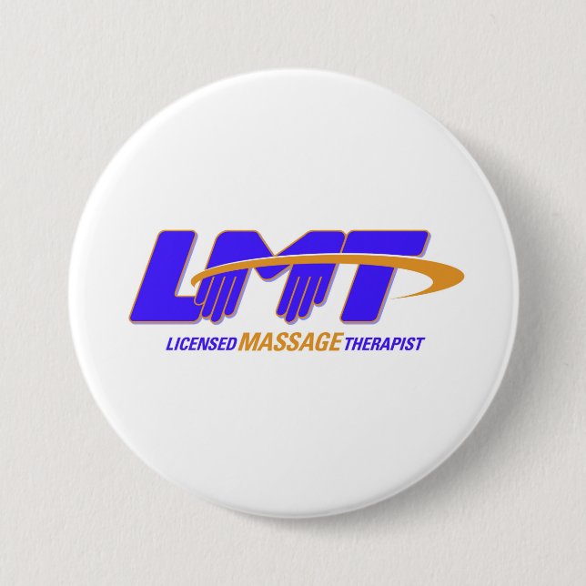 Licensed Massage Therapist button (Front)