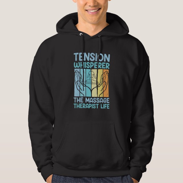 Licensed Massage Therapist Massage Therapy Massagi Hoodie (Front)