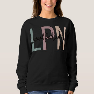 Licensed Practical Nurse Boho LPN Nurse Sweatshirt