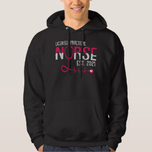 Licensed Practical Nurse Est LPN LVN Grad Student Hoodie