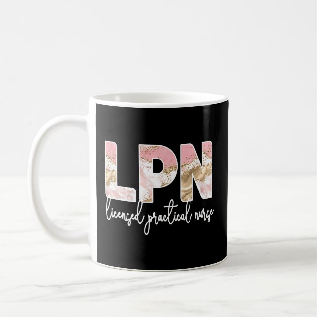Licensed Practical Nurse Lpn Nursing Student Lpn N Coffee Mug (Left)