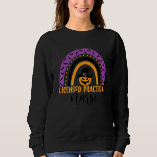 Licensed Practical Nurse Rainbow Halloween Costume Sweatshirt
