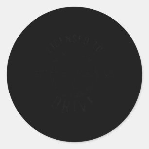 Licensed To Drive New Drivers License Est 2025 Classic Round Sticker