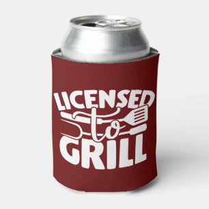 Licensed To Grill Can Cooler