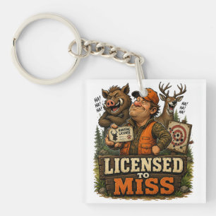 Licensed To Miss Key Ring