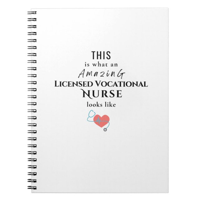Licensed Vocational Nurse Notebook (Front)