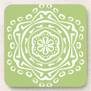 Lichen Mandala Coaster
