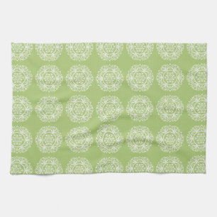 Lichen Mandala Tea Towel