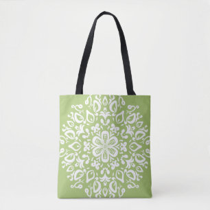 Lichen Mandala Tote Bag