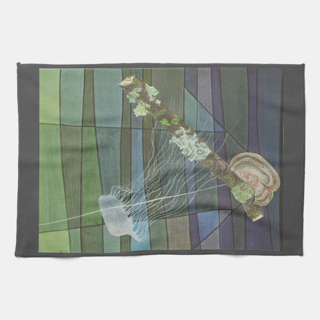 Lichen that jellyfish - tea towel (Horizontal)