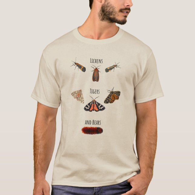 Lichens, Tigers, and Bears T-Shirt (Front)