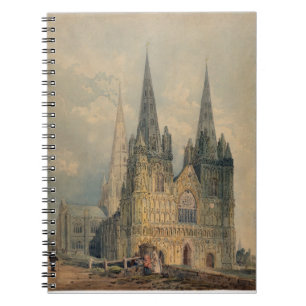 Lichfield Cathedral, Staffordshire, 1794 (w/c over Notebook