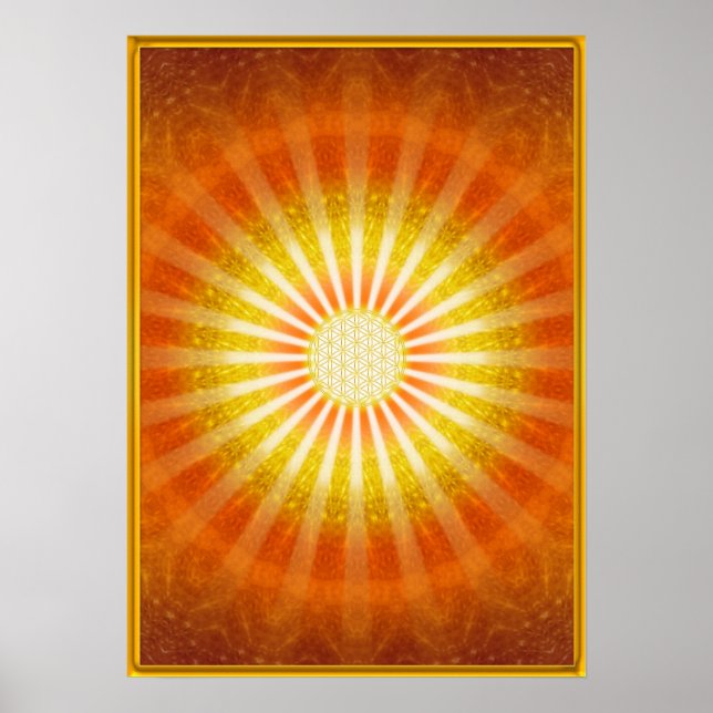 Lichtblicke - Gold Rahmen - Poster (Front)