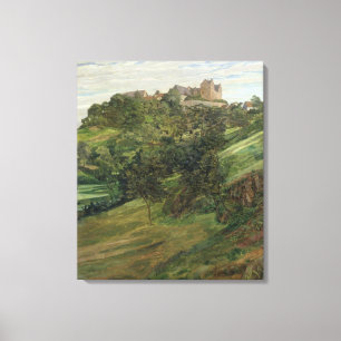 Lichtenberg Castle in Odenwald, 1900 Canvas Print
