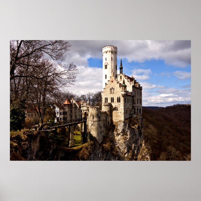 Lichtenstein Castle Schloss Lichtenstein Poster (Front)