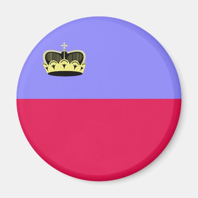 Lichtenstein High quality Flag Magnet (Front)