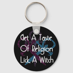 Lick A Witch Key Ring