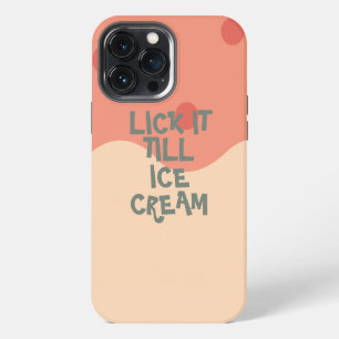 Lick It Till Ice Cream 1 Pastel Colour iPhone Case