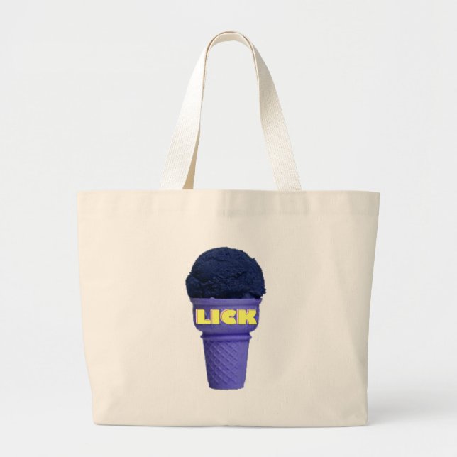 Lick Large Tote Bag (Front)