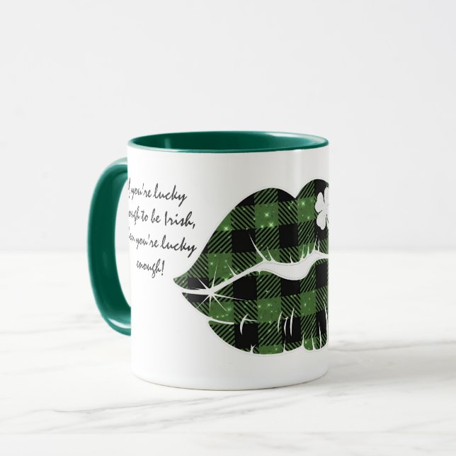 Lick (Luck) of the Irish Editable Mug (Front Left)