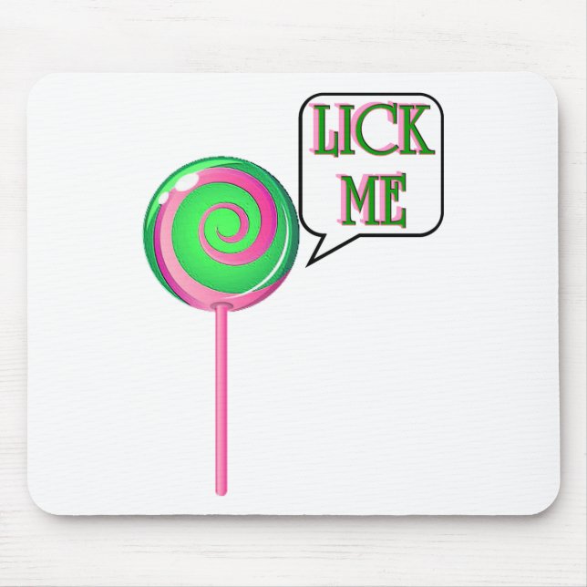 Lick Me Mouse Pad (Front)