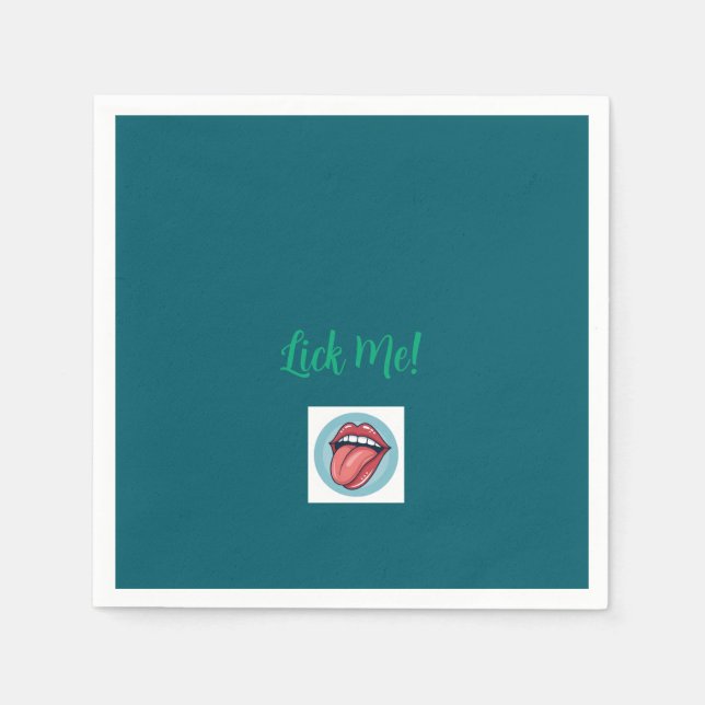 Lick Me Napkins (Front)