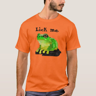 "Lick me." Psychoactive Toad Tie-dye T-shirt