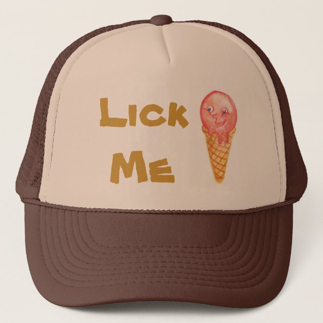 Lick Me Trucker Hat (Front)