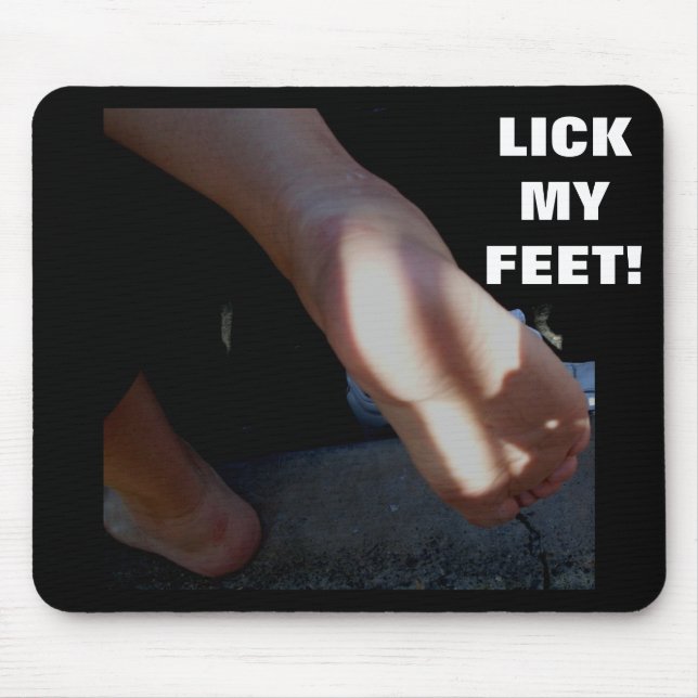 LICK MY FEET! MOUSE PAD (Front)