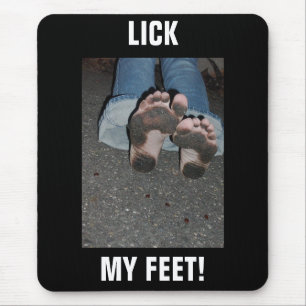 LICK MY FEET! MOUSE PAD