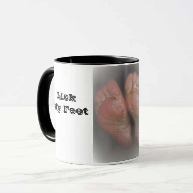 Lick My Feet Mug (Front Left)