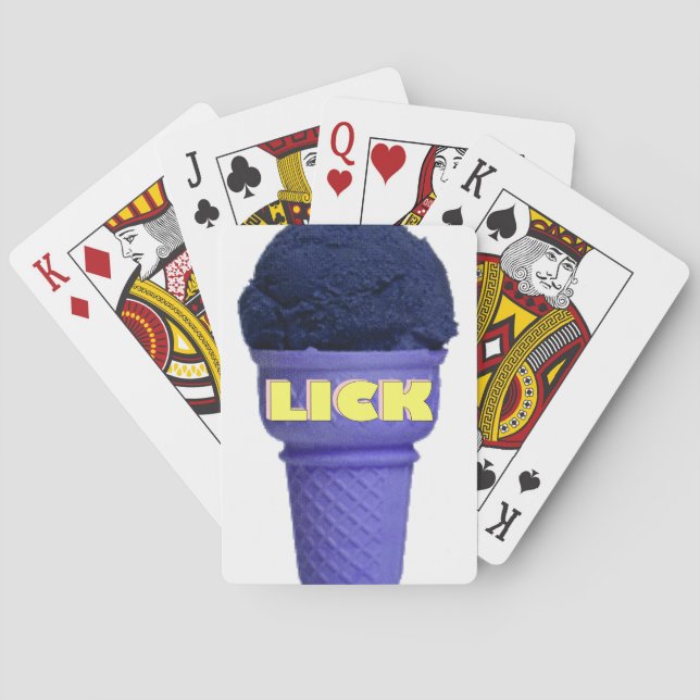 Lick Playing Cards (Back)