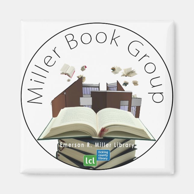 Licking County Library: Miller Book Group Magnet (Front)