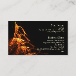 Licking Flames Business Card
