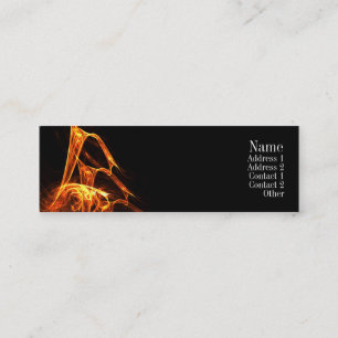 Licking Flames - Skinny Contact Card