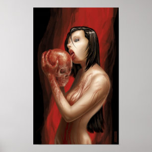Licking Skulls Poster