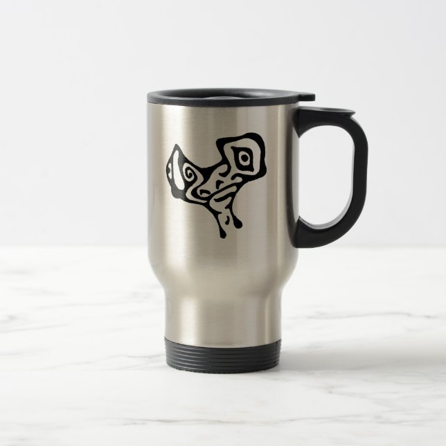 Lickity Lizard Lick Me Travel Mug (Right)