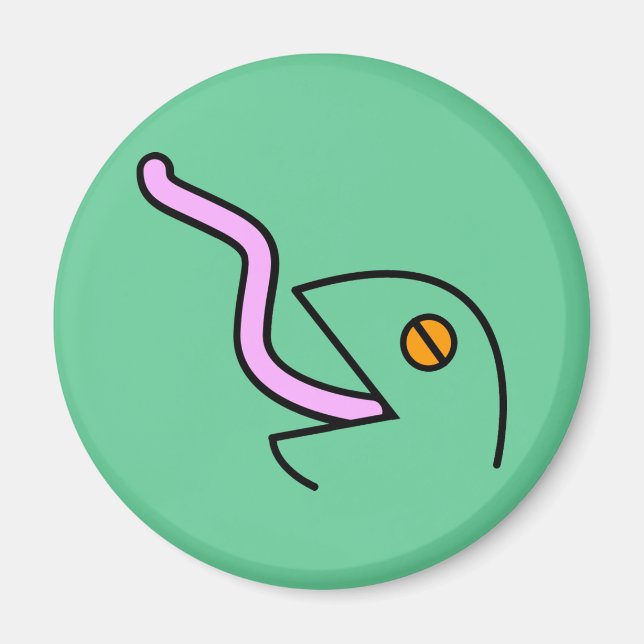 licky lizard. magnet (Front)