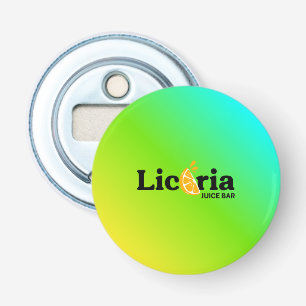 Licoria Juice Bar Gradient Logo Bottle Opener