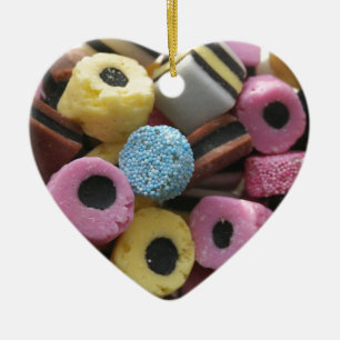 Licorice Candy colorful Ceramic Tree Decoration