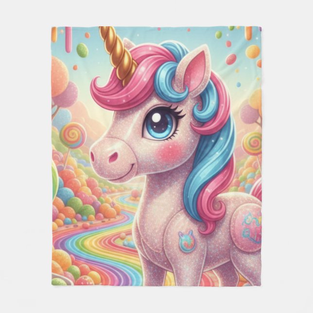 licorne 4 fleece blanket (Front)