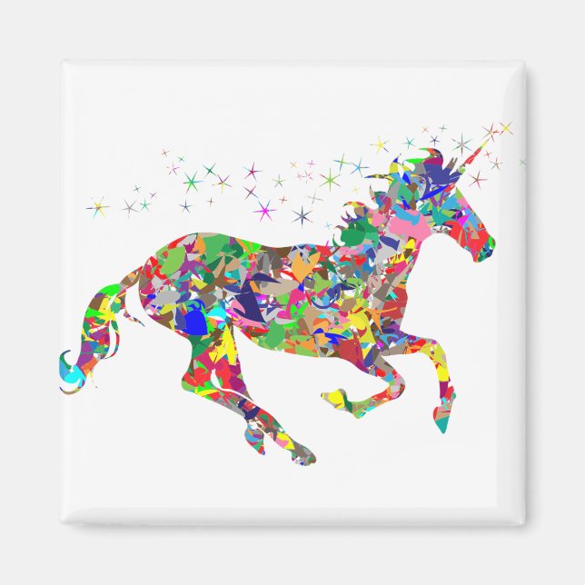 Licorne Rainbow Magnet (Front)