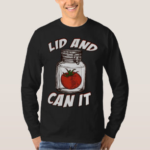 Lid And Can It Vinegar Condiment T-Shirt