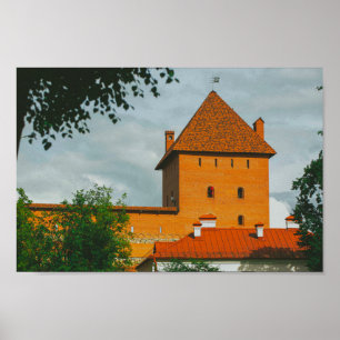 Lida Belarus Architecture Castle  Poster