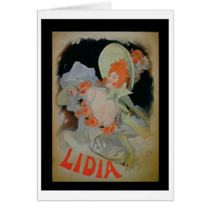 'Lidia', 1895 (colour litho)