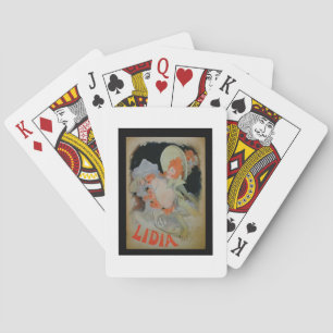 'Lidia', 1895 (colour litho) Playing Cards