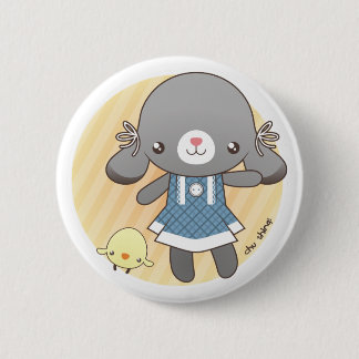 Lidia: The Bunny Amigurumi 6 Cm Round Badge