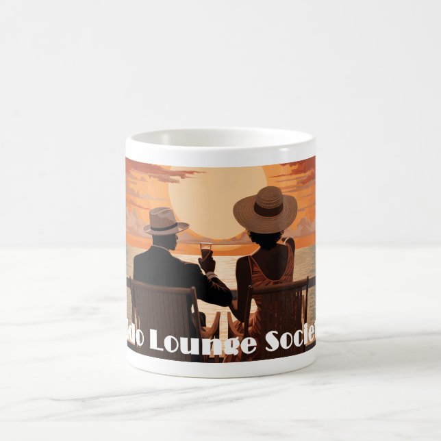 Lido lounge Society - Design 1 Coffee Mug (Center)